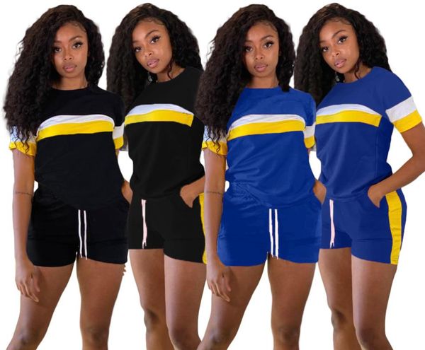 women's tracksuits casual sports style clothing fashion contrast color stitching lace shorts loose straight two piece set wholesale, Gray
women's tracksuits casual sports style clothing fashion contrast color stitching lace shorts loose straight two piece set wholesale, Gray