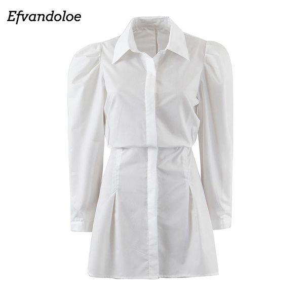 casual dresses women white shirt dress spring autumn turn-down collar single breasted puff sleeve mini 2021 ruched slim, Black;gray
casual dresses women white shirt dress spring autumn turn-down collar single breasted puff sleeve mini 2021 ruched slim, Black;gray