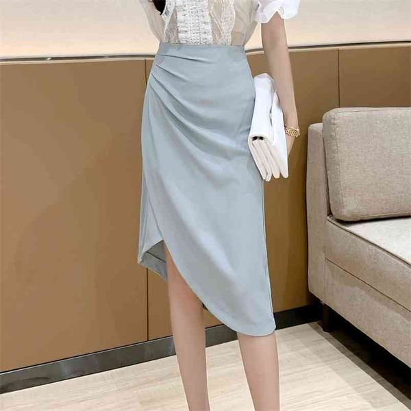 summer asymmetric high waist knee-length sweet medium women skirt solid slim lady 210430, Black
summer asymmetric high waist knee-length sweet medium women skirt solid slim lady 210430, Black