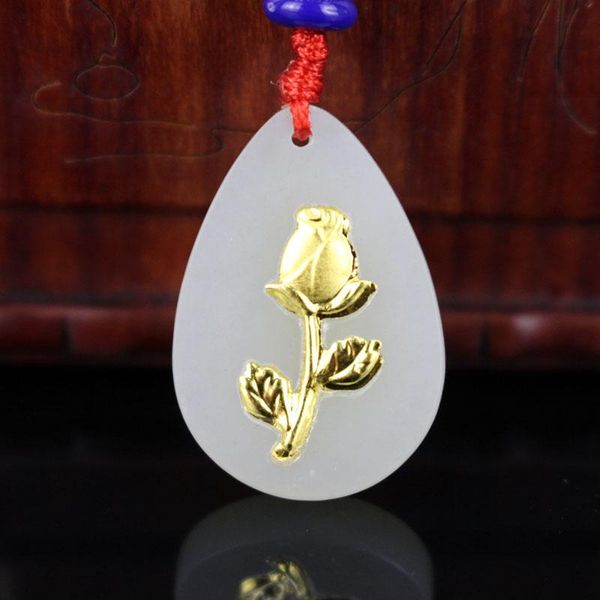 lockets fashion design men women necklace pendant rose white natural hetian jade lucky pendants quality, Silver
lockets fashion design men women necklace pendant rose white natural hetian jade lucky pendants quality, Silver