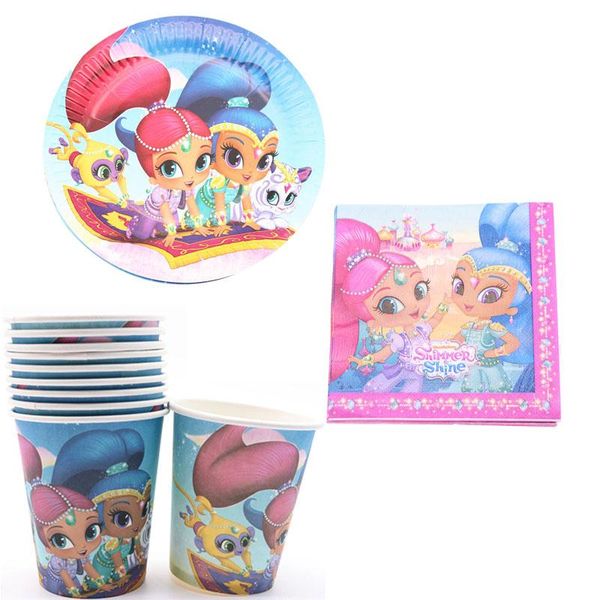 packaging dinner service 40pcs/lot disposable tableware cup plate napkins shimmer shine happy birthday christmas wedding party supplies for
packaging dinner service 40pcs/lot disposable tableware cup plate napkins shimmer shine happy birthday christmas wedding party supplies for