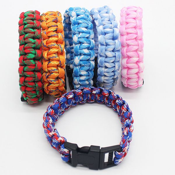 wilderness survival colorful paracord link bracelet camping adventure bracelets custom design, Golden;silver
wilderness survival colorful paracord link bracelet camping adventure bracelets custom design, Golden;silver
