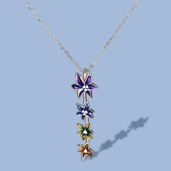 chains 925 silver necklace for women exquisite blue flower four-flower epoxy handmade enamel women's sweater chain pendant
chains 925 silver necklace for women exquisite blue flower four-flower epoxy handmade enamel women's sweater chain pendant