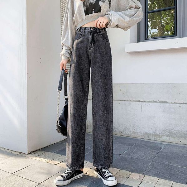 autumn and winter female loose wide leg cotton high waist washed trousers, Blue
autumn and winter female loose wide leg cotton high waist washed trousers, Blue