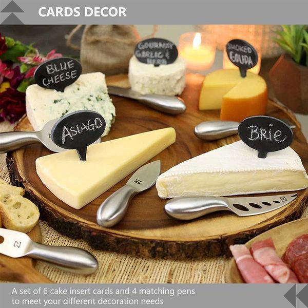 other festive & party supplies 6/10pcs slate cheese markers square oval cake dessert ers label signs greenhouse garden planter makers
other festive & party supplies 6/10pcs slate cheese markers square oval cake dessert ers label signs greenhouse garden planter makers