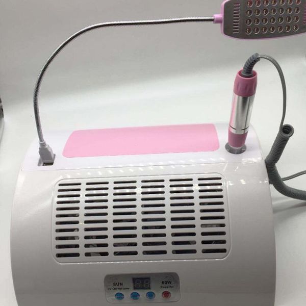 nail art equipment multifunction 5-in-1 30000rpm drill machine & collector vacuum cleaner dryer lamp with lighting usb charge, Silver
nail art equipment multifunction 5-in-1 30000rpm drill machine & collector vacuum cleaner dryer lamp with lighting usb charge, Silver