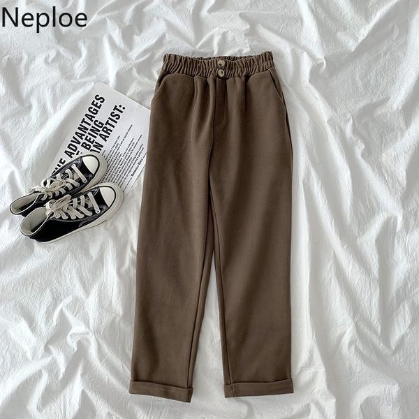 neploe pants women's new spring korean casual slim fit trousers high waist loose straight apricot ankle-length sweatpants 210422, Black;white
neploe pants women's new spring korean casual slim fit trousers high waist loose straight apricot ankle-length sweatpants 210422, Black;white