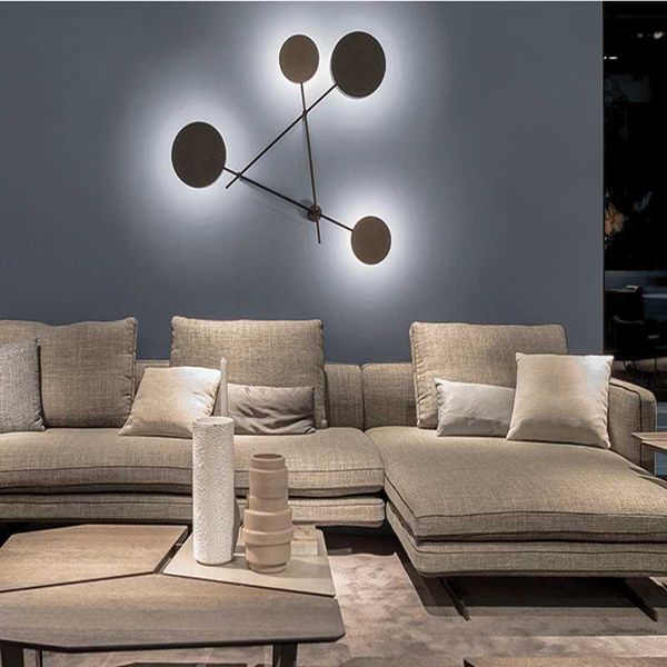 wall lamp nordic living room black post-modern minimalist creative personality round aisle bedroom
wall lamp nordic living room black post-modern minimalist creative personality round aisle bedroom