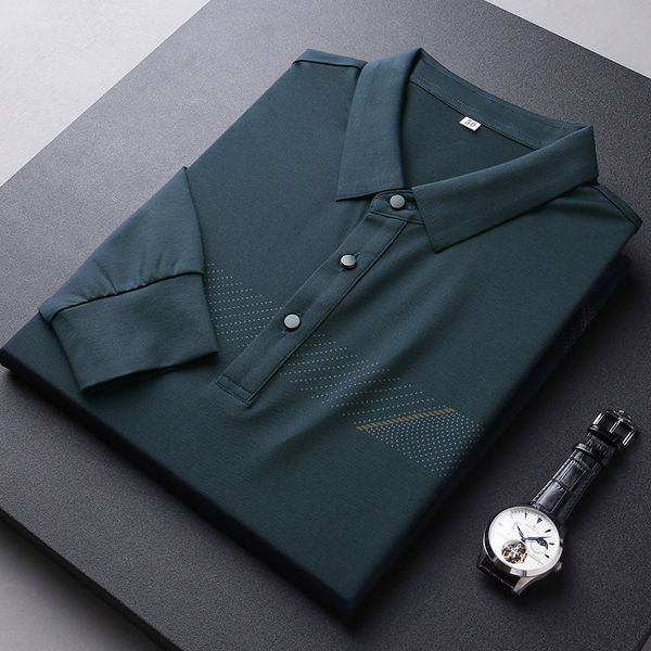 fashion polo shirt 2021 autumn trend middle aged pullover men's bae dot stripe print lapel long sleeve, White;black
fashion polo shirt 2021 autumn trend middle aged pullover men's bae dot stripe print lapel long sleeve, White;black