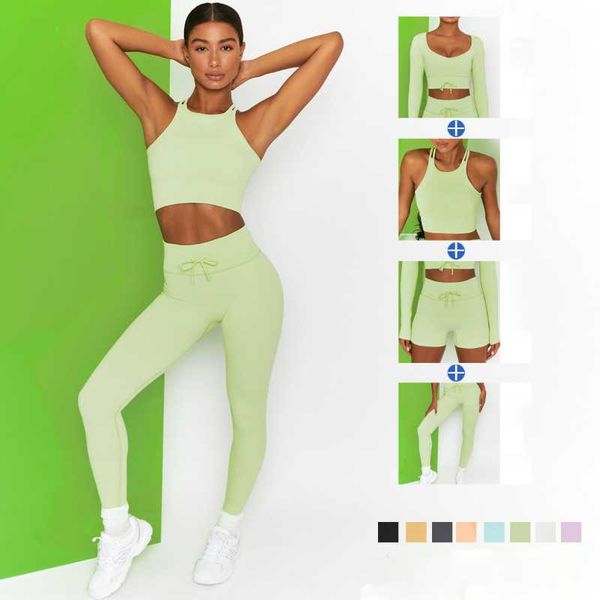 yoga outfit spring and summer sports bra set women gradual seamless quick drying wear hip lift vest
yoga outfit spring and summer sports bra set women gradual seamless quick drying wear hip lift vest