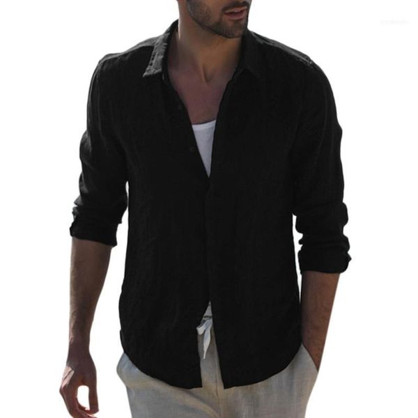 men's casual shirts baggy pocket long sleeve retro blouse cotton linen comfortable breathable solid male shirt f3#11, White;black
men's casual shirts baggy pocket long sleeve retro blouse cotton linen comfortable breathable solid male shirt f3#11, White;black