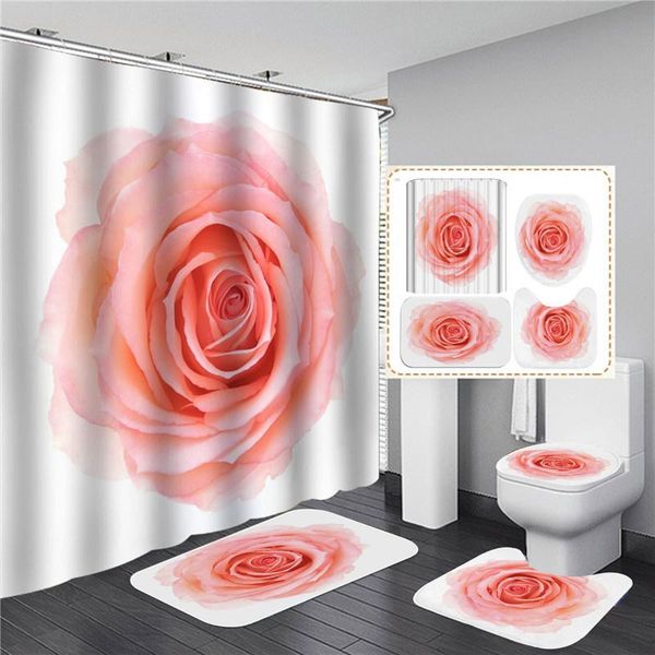 shower curtains flowers printed pink rose with hook set beautiful bathroom screen toilet partition wc apartment home decoration
shower curtains flowers printed pink rose with hook set beautiful bathroom screen toilet partition wc apartment home decoration