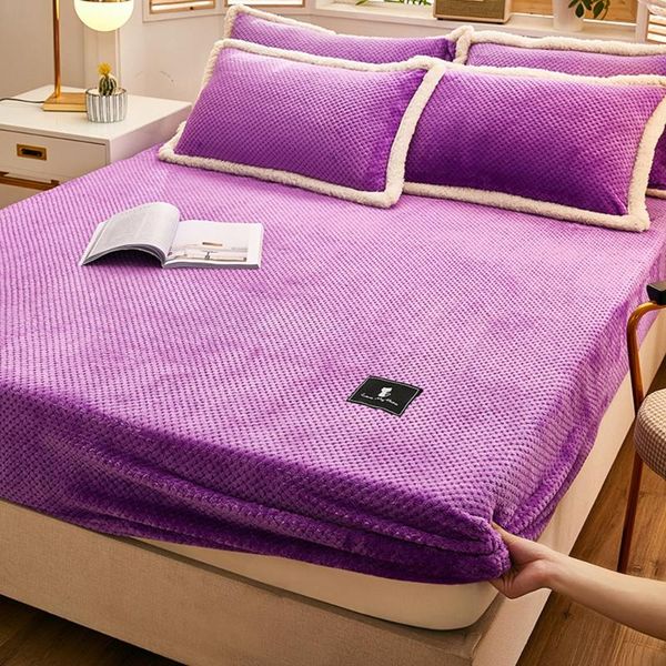sheets & sets solid color flannel bed winter warm plush fitted sheet soft mink cashmere linen mattress cover elastic bedspread
sheets & sets solid color flannel bed winter warm plush fitted sheet soft mink cashmere linen mattress cover elastic bedspread