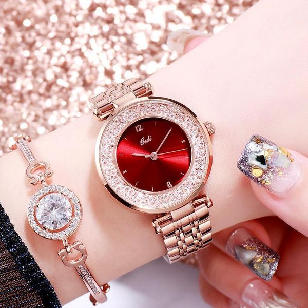 wristwatches fashion women gold watch rose red rhinestone luxury female quartz wristwatch waterproof casual dress clock for, Slivery;brown
wristwatches fashion women gold watch rose red rhinestone luxury female quartz wristwatch waterproof casual dress clock for, Slivery;brown