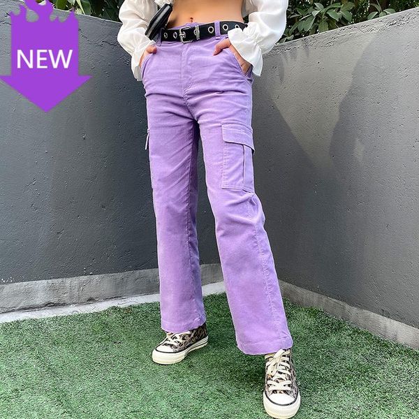 streetwear trousers women 2021 fashion pantalon femme patchwork cargo pants high waist straight women's & capris, Black;white
streetwear trousers women 2021 fashion pantalon femme patchwork cargo pants high waist straight women's & capris, Black;white