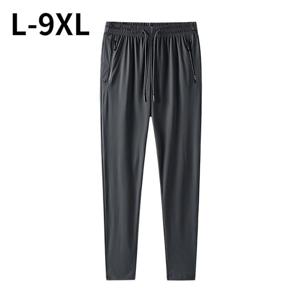 men's pants men casual trousers oversized 9xl summer breathable sweatpants elasticity quick drying largo overweight clothing, Black
men's pants men casual trousers oversized 9xl summer breathable sweatpants elasticity quick drying largo overweight clothing, Black