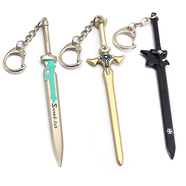 keychains sword art online keychain metal tung people asuna kirito key ring holder men buckle chaveiro figure, Silver
keychains sword art online keychain metal tung people asuna kirito key ring holder men buckle chaveiro figure, Silver
