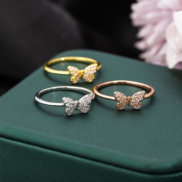 wedding rings design luxury shiny crystal butterfly ring for women romantic zircon party fashion jewelry gift accessories, Slivery;golden
wedding rings design luxury shiny crystal butterfly ring for women romantic zircon party fashion jewelry gift accessories, Slivery;golden