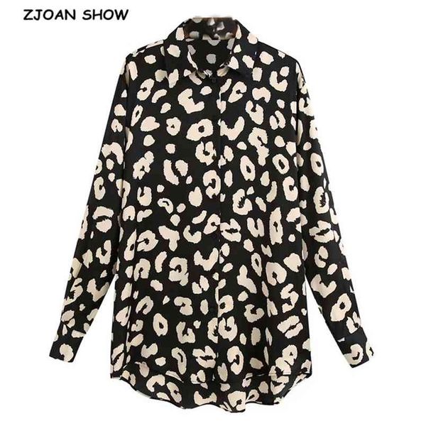 elegant lapel black beige leopard print mid long silk shirt retro woman sleeve ol blouse satin blousas 210429, White
elegant lapel black beige leopard print mid long silk shirt retro woman sleeve ol blouse satin blousas 210429, White