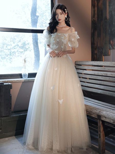 luxury temperament evening dresses off-shoulder a-line tulle butterfly party gowns fairy dress vestidos ethnic clothing, Red
luxury temperament evening dresses off-shoulder a-line tulle butterfly party gowns fairy dress vestidos ethnic clothing, Red