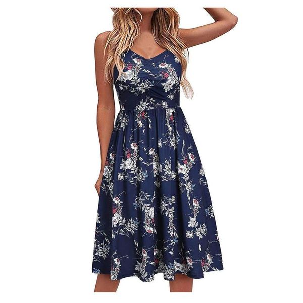 casual dresses summer dress fashion women printed high waist sling v-neck pullover midi party night sexy, Black;gray
casual dresses summer dress fashion women printed high waist sling v-neck pullover midi party night sexy, Black;gray