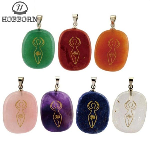 pendant necklaces hobborn classic meditation goddess women necklace handmade crystal natural stone men yoga energy pendants &, Silver
pendant necklaces hobborn classic meditation goddess women necklace handmade crystal natural stone men yoga energy pendants &, Silver