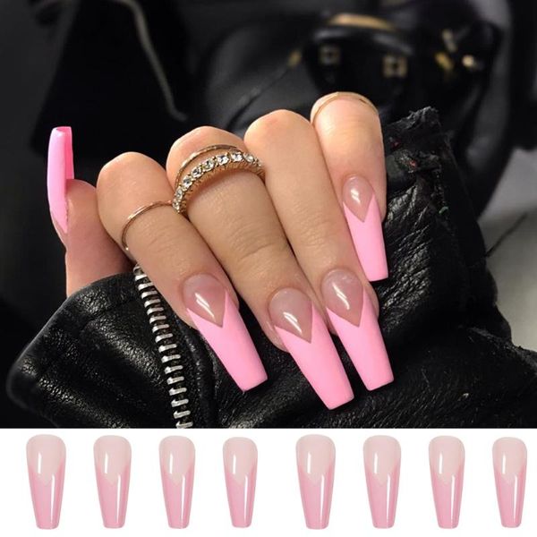 false nails 24pcs/box ballerina manicure tool detachable full cover nail tips wearable fake french pink coffin, Red;gold
false nails 24pcs/box ballerina manicure tool detachable full cover nail tips wearable fake french pink coffin, Red;gold