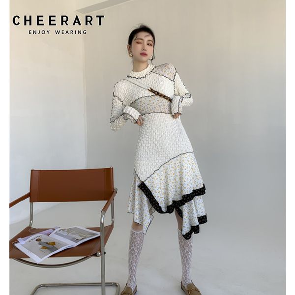 white patchwork knitted dress women long sleeve tunic bodycon ditsy floral midi korean fashion clothing 210427, Black;gray
white patchwork knitted dress women long sleeve tunic bodycon ditsy floral midi korean fashion clothing 210427, Black;gray