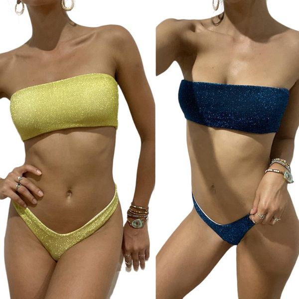 women's swimwear tube bikinis sets solid color high waist split swimsuit set brazilian bikini two piece beachwear cintura, White;black
women's swimwear tube bikinis sets solid color high waist split swimsuit set brazilian bikini two piece beachwear cintura, White;black