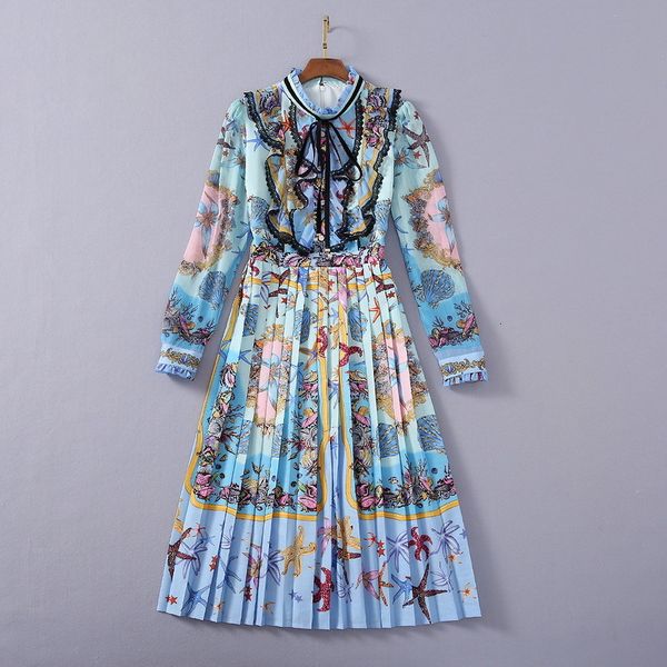 casual dresses european and american women's clothing the spring long sleeve starfish printed ruffled edge fashion pleated dress tvtg, Black;gray
casual dresses european and american women's clothing the spring long sleeve starfish printed ruffled edge fashion pleated dress tvtg, Black;gray