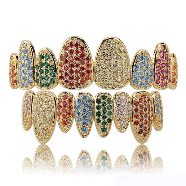 men women luxury gold grillz jewelry grade quality street fashion bling zircon micro paved dental grills hip hop 18k gold plated teeth, Black
men women luxury gold grillz jewelry grade quality street fashion bling zircon micro paved dental grills hip hop 18k gold plated teeth, Black