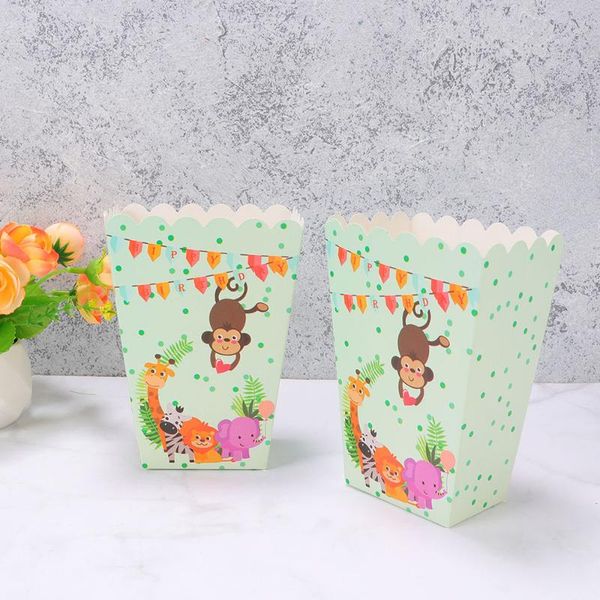 18pcs jungle animals pattern popcorn box portable snack candy case birthday party decoration supplies for home shop gift wrap
18pcs jungle animals pattern popcorn box portable snack candy case birthday party decoration supplies for home shop gift wrap