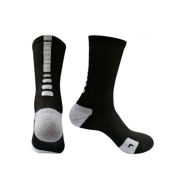 terry towel sports socks middle tube men's basketball elite quick drying, Black
terry towel sports socks middle tube men's basketball elite quick drying, Black
