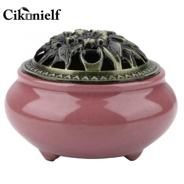 fragrance lamps ceramic incense burner & holder for stick cone coil ortable porcelain censer buddhism home tea house yoga 
fragrance lamps ceramic incense burner & holder for stick cone coil ortable porcelain censer buddhism home tea house yoga