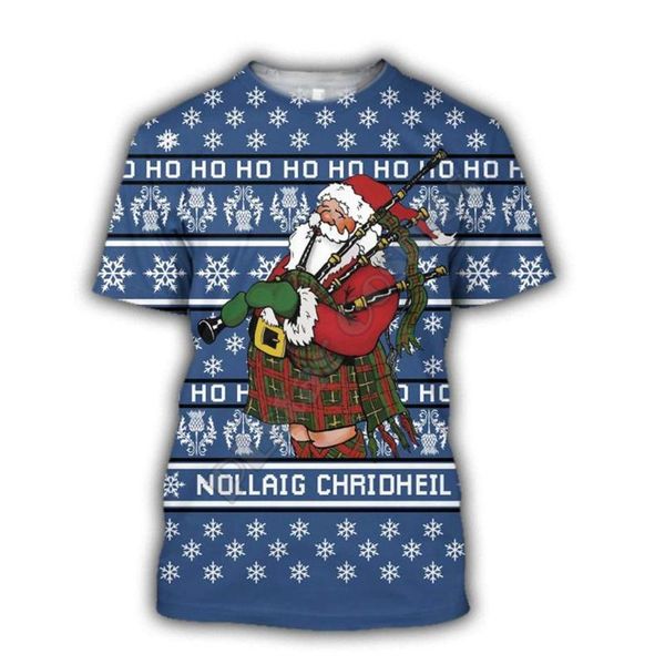 women's t-shirt scottish santa 3d printed harajuku streetwear t shirts funny men women casual short sleeve cosplay costumes, White
women's t-shirt scottish santa 3d printed harajuku streetwear t shirts funny men women casual short sleeve cosplay costumes, White