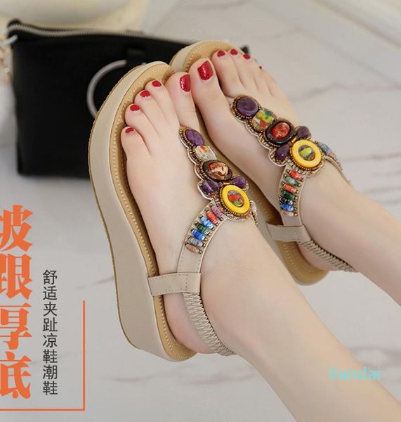 sandals flip thong wedges shoes woman slides women summer slippers beach plus size sandalias mujer sapato feminino sa0190, Black
sandals flip thong wedges shoes woman slides women summer slippers beach plus size sandalias mujer sapato feminino sa0190, Black
