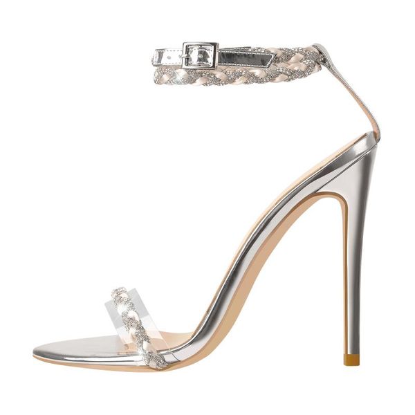 onlymaker women's silver high heel rhinestone sandals embellished with ankle strap strappy pointed open toe bridal pumps eu45, Black
onlymaker women's silver high heel rhinestone sandals embellished with ankle strap strappy pointed open toe bridal pumps eu45, Black