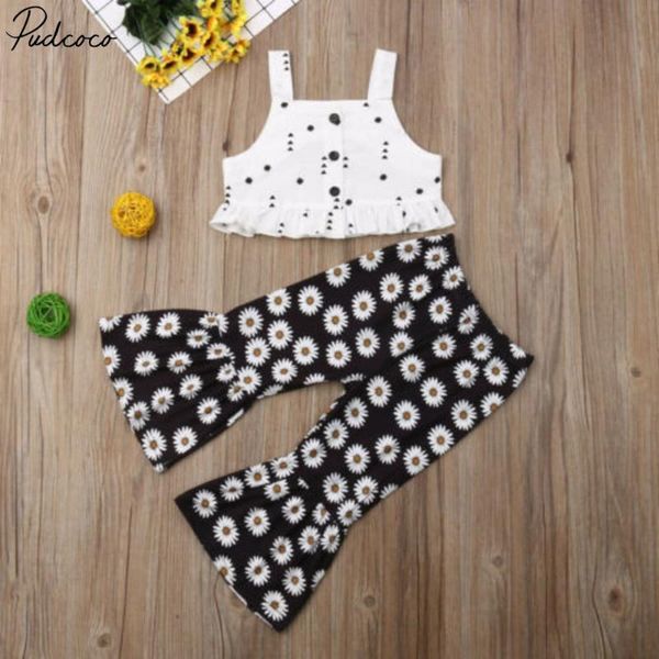 toddler kids baby girls outfits clothes t-shirt +pants 2pcs set summer tank +flares pants leggings clothing sets, White
toddler kids baby girls outfits clothes t-shirt +pants 2pcs set summer tank +flares pants leggings clothing sets, White