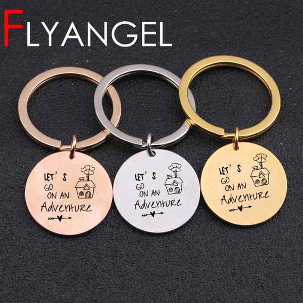 keychains key chains engraved let's go on an adventure keyring lover gifts keys holder driver woman man tag car, Silver
keychains key chains engraved let's go on an adventure keyring lover gifts keys holder driver woman man tag car, Silver