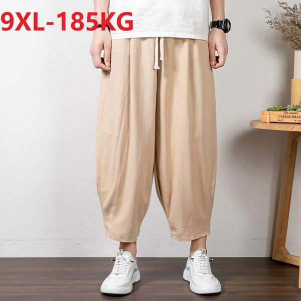 summer spring ankle-length pants linen cotton large size 8xl 9xl chinese style tang suit vintage homewear loose harem gray men's, Black
summer spring ankle-length pants linen cotton large size 8xl 9xl chinese style tang suit vintage homewear loose harem gray men's, Black