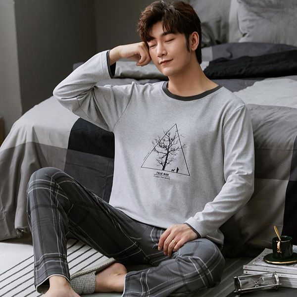 men's sleepwear suit homewear xxxxl autumn winter men pajamas set long sleeve male pajama gray cotton for casual loose, Black;brown
men's sleepwear suit homewear xxxxl autumn winter men pajamas set long sleeve male pajama gray cotton for casual loose, Black;brown