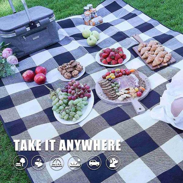 outdoor pads blue grid waterproof portable camping mat blanket foldable leather strap hiking beach picnic
outdoor pads blue grid waterproof portable camping mat blanket foldable leather strap hiking beach picnic