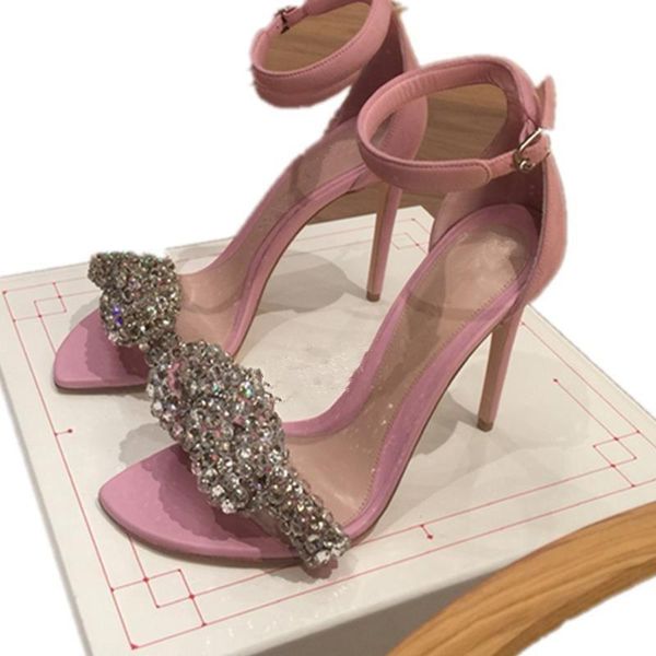 luxury fashion sandals women pumps 2 colors high heels open toe shoes crystals ladies party wedding woman, Black
luxury fashion sandals women pumps 2 colors high heels open toe shoes crystals ladies party wedding woman, Black