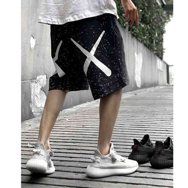 21 summer new fashion brand mantianxing luminous shorts loose casual men's and women's terry sports pants, Black
21 summer new fashion brand mantianxing luminous shorts loose casual men's and women's terry sports pants, Black