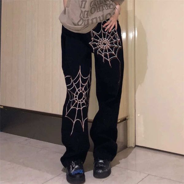 women's shorts calça jeans reta com bordado de teia aranha y2k, estilo masculino e feminino, rasgada, tamanho gran jciw, White;black
women's shorts calça jeans reta com bordado de teia aranha y2k, estilo masculino e feminino, rasgada, tamanho gran jciw, White;black