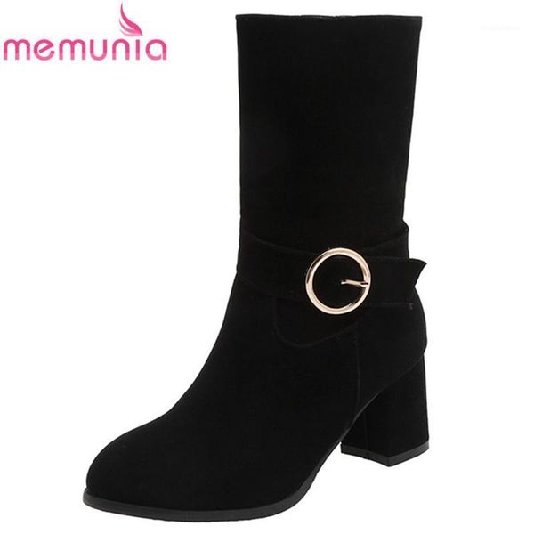 boots memunia 2021 fashion ankle women flock zip buckle autumn winter round toe high heels dress shoes woman1, Black
boots memunia 2021 fashion ankle women flock zip buckle autumn winter round toe high heels dress shoes woman1, Black