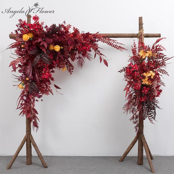 artificial corner flower arrangement wedding arch decor hanging row backdrop wall stage layout outdoor party display decorative flowers & wr
artificial corner flower arrangement wedding arch decor hanging row backdrop wall stage layout outdoor party display decorative flowers & wr