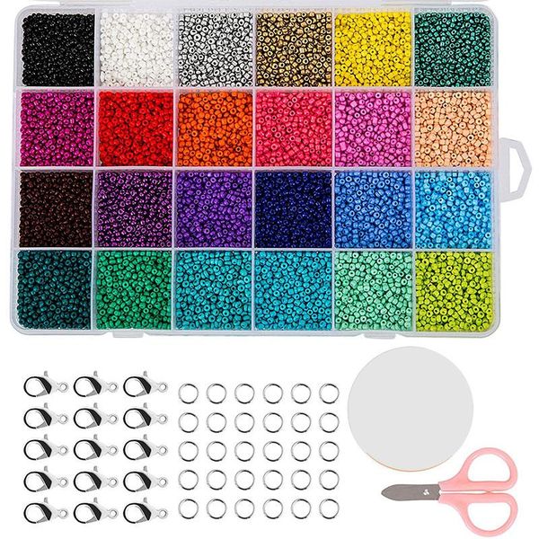 Other 24000 Pcs Multicolor 2mm Pony Glass Seed Beads With Lobster Clasps, Open Jump Rings And Elastic Crystal String
Other 24000 Pcs Multicolor 2mm Pony Glass Seed Beads With Lobster Clasps, Open Jump Rings And Elastic Crystal String