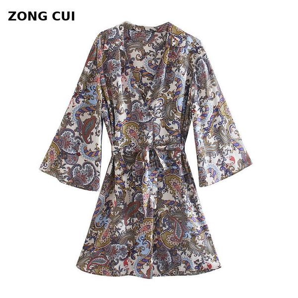 women's loose printed v-neck belt retro mini dress elegant commuting xs casual dresses, Black;gray
women's loose printed v-neck belt retro mini dress elegant commuting xs casual dresses, Black;gray