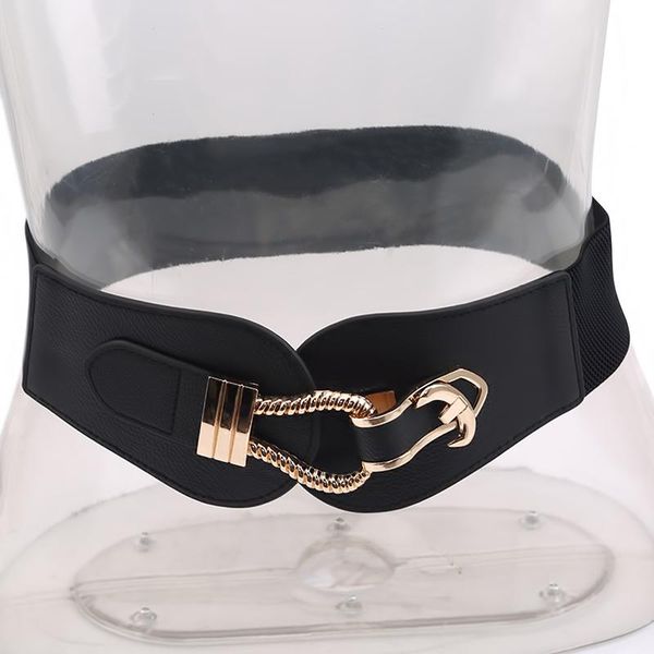 women wide waistbands elastic belt for dress sweater pin buckle leather belts girls cummerbunds stretchy, Black;brown
women wide waistbands elastic belt for dress sweater pin buckle leather belts girls cummerbunds stretchy, Black;brown